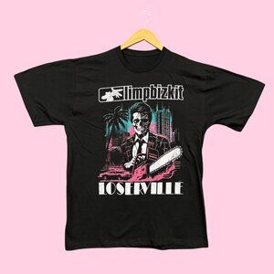 Limp Bizkit Loserville European Tour Nu Metal Band Tee L